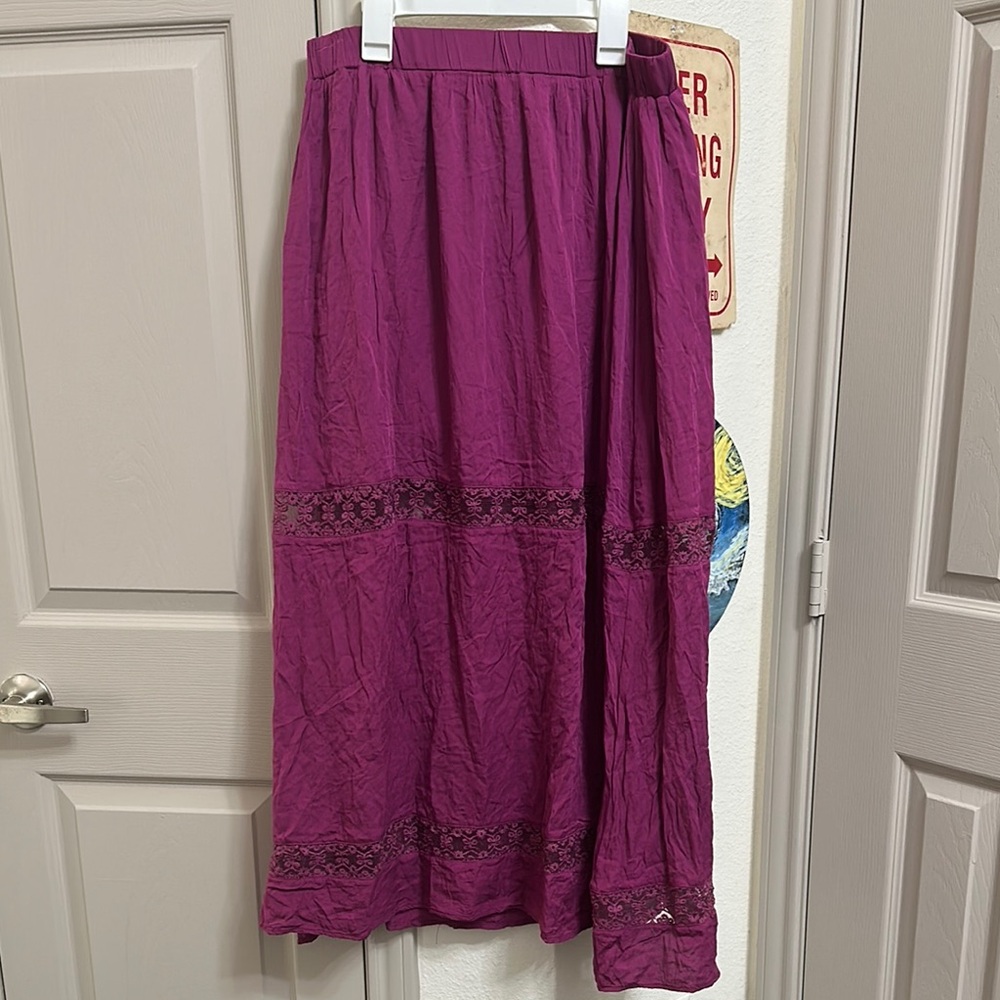 Elegant Purple Women's Skirt